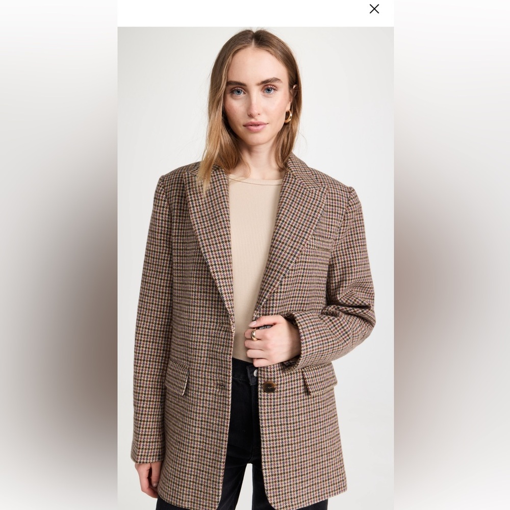 Astr The Label Pauline plaid Blazer